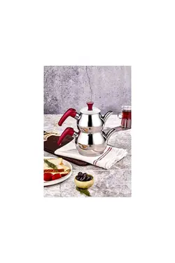 ست کتری قوری مینی استیل روگازی تاچ TAC