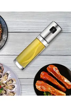اسپری روغن و سرکه پاش شیشه ای مناسب برای رژیم 100 میلی لیتر