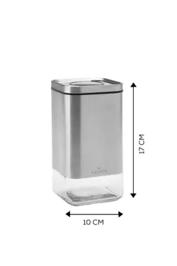 ظروف نگهدارنده خشکبار جار  شیشه ای وکیوم Avangart Inox - M کاراجا Karaca (ساخت )