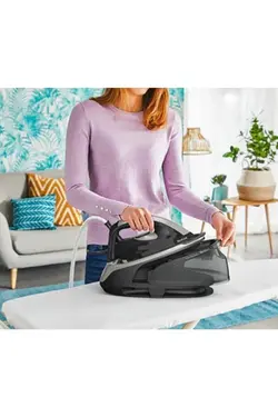 اتو بخار مخزن دار 2200 وات مشکی خاکستری تفال Tefal