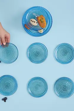 سرویس شیرینی‌خوری 7 پارچه شیشه‌ای کاراجا Karaca