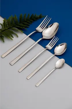 سرویس قاشق و چنگال 6 نفره 30 پارچه 3 میلی متری Arow Ege