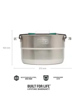 ست آشپزی کمپ استیل ماجراجویی 3.5 لیتری (ست 19 عددی) استنلی Stanley