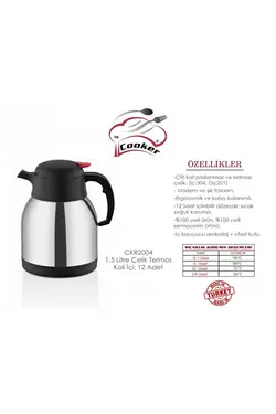 فلاسک 1.5 لیتری دو جداره کوکر cooker