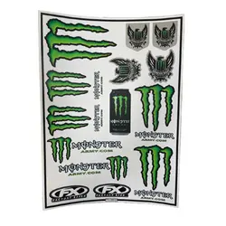 برچسب بدنه موتورسیکلت مدل مانستر - تیزرو موتور