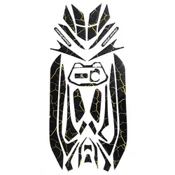 برچسب بدنه هندا کلیک YELOW-01 - تیزرو موتور