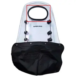 شیشه و واشر طلق موتورسیکلت - تیزرو موتور