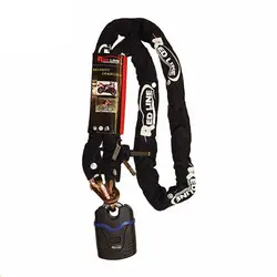 قفل زنجیر موتورسیکلت ردلاین red line مدل zx01 - تیزرو موتور