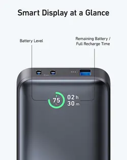پاوربانک 30W انکر ظرفیت 10000 میلی آمپر ساعت 533 مدل A1256