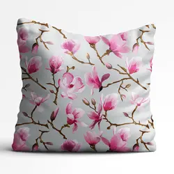 کوسن طرح شکوفه های هلو