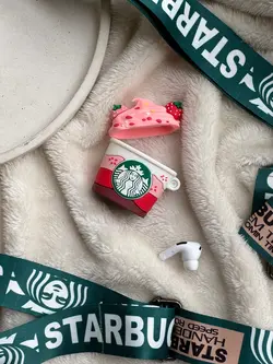 کاور ایرپاد استارباکس strawberry starbucks drink - فروشگاه قاب فانتزی و لوازم جانبی موبایل نایس گارد