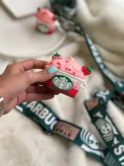 کاور ایرپاد استارباکس strawberry starbucks drink - فروشگاه قاب فانتزی و لوازم جانبی موبایل نایس گارد