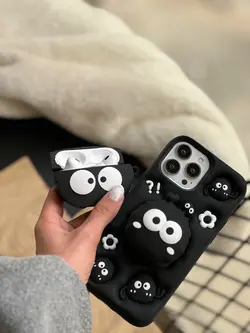 کاور ایرپاد هپل دو چشم سیلیکونی - فروشگاه قاب فانتزی و لوازم جانبی موبایل نایس گارد