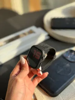 بند اپل واچ چرم قفل مگنتی مشکی - فروشگاه قاب فانتزی و لوازم جانبی موبایل نایس گارد