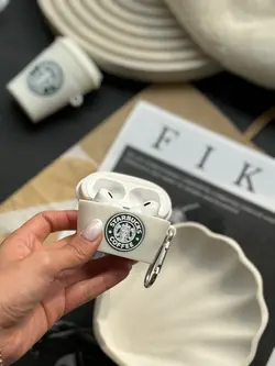 کاور ایرپاد استارباکس لیوانی سفید - فروشگاه قاب فانتزی و لوازم جانبی موبایل نایس گارد