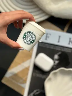 کاور ایرپاد استارباکس لیوانی سفید - فروشگاه قاب فانتزی و لوازم جانبی موبایل نایس گارد