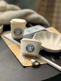 کاور ایرپاد استارباکس لیوانی سفید - فروشگاه قاب فانتزی و لوازم جانبی موبایل نایس گارد