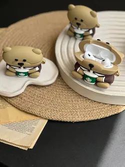 کاور ایرپاد خرس استارباکس - فروشگاه قاب فانتزی و لوازم جانبی موبایل نایس گارد