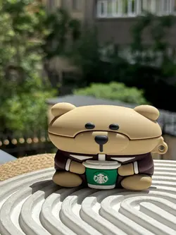 کاور ایرپاد خرس استارباکس - فروشگاه قاب فانتزی و لوازم جانبی موبایل نایس گارد