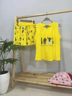 ست تاپ شرتک کاکتوس