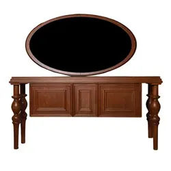 قیمت و خرید آینه کنسول چوبی سزار آقای میز