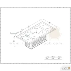 میز کنفرانس فرامین مدل 541