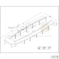 میز کنفرانس فرامین مدل 520