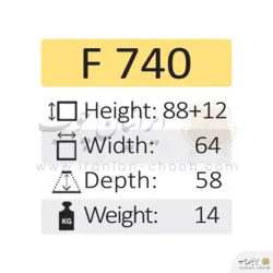 صندلی کارشناسی راحتیران مدل F740