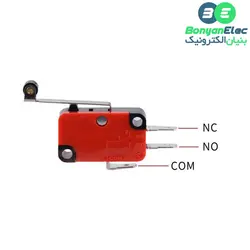 میکروسوئیچ اهرم دار 28mm