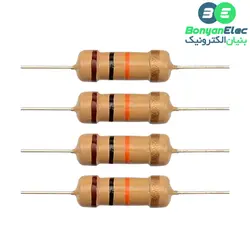 مقاومت 470K اهم 1W / بسته 10 تایی
