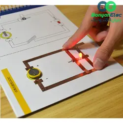 نوار چسب رسانا یک متری آلیاژ مس / نیکل دارای عرض 5CM