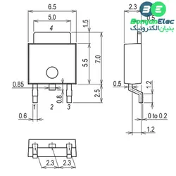 رگولاتور LM317MDT اورجینال