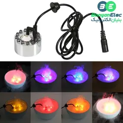 ماژول تولید بخار سرد آلتراسونیک (اتومیزر) ۴۰۰ml در ساعت LED دار