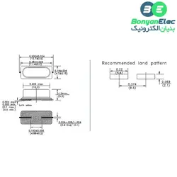 کریستال 12MHZ SMD