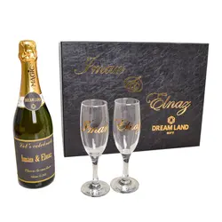 پکیج شامپاین و جام (سایز بزرگ)