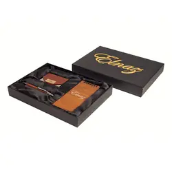 پکیج هدیه نوشت افزار چوبی مدل بلوط - Dreamlandgift