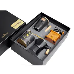 پک هدیه قهوه چوبی پرمیوم