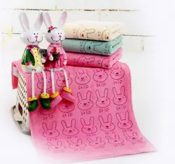 دستمال حوله ای بزرگ طرح خرگوش