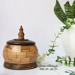 قندان چوبی دستساز