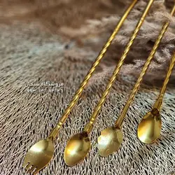 نی شربت خوری طلایی