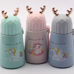 فلاسک کودک استیل اسب تک شاخ  در 2 سایز مختلف