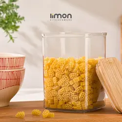 بانکه ادویه و حبوبات لیمون مدل سارینا در چوبی