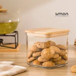 بانکه ادویه و حبوبات لیمون مدل سارینا در چوبی