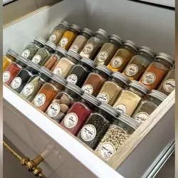 شیشه ادویه و استند مک کارتی
