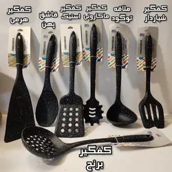 کفگیر و ملاقه سیلیکونی در مدل های متنوع