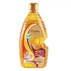 مشخصات، قیمت و خرید روغن کنجد بکر آب حيات 1400 گرم