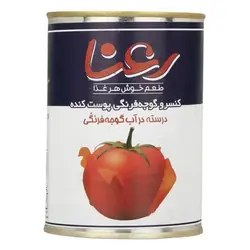 مشخصات، قیمت و خرید کنسرو گوجه پوست کنده رعنا 400 گرم