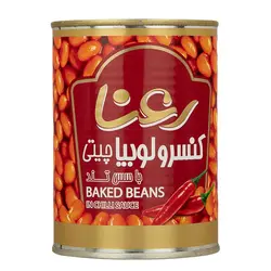 مشخصات، قیمت و خرید کنسرو لوبیا چیتی رعنا 400 گرم