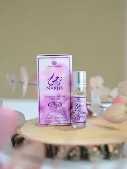 عطر روغنی گل نرگس حجم 6میل برند الرحاب ساخت کشور امارات