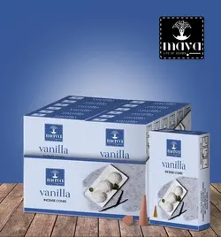 عود خوشبو کننده مخروطی مدل وانیل ( وانیلا ) Vanilla برند مایا